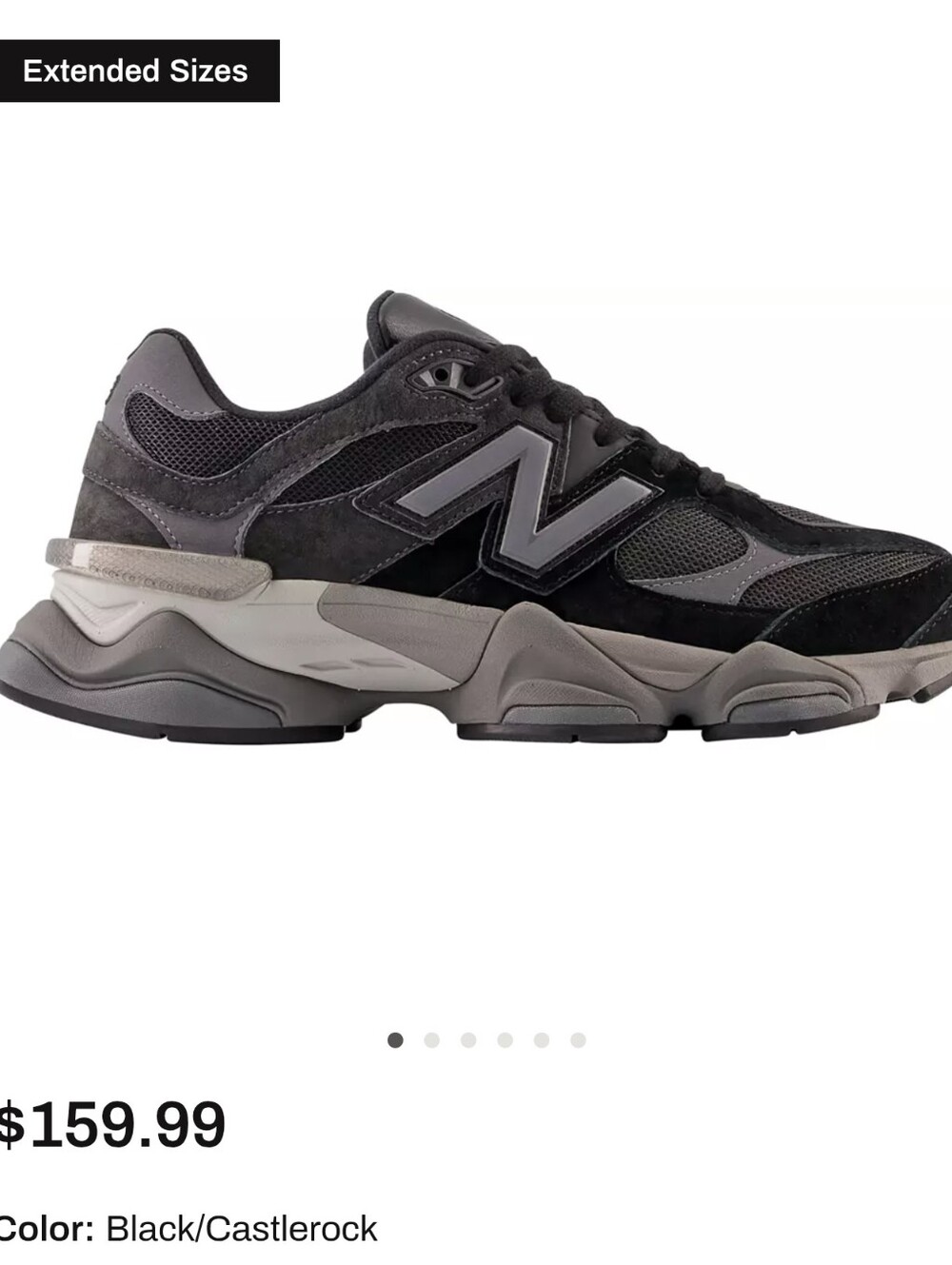 New Balance Black Men’s 9060
